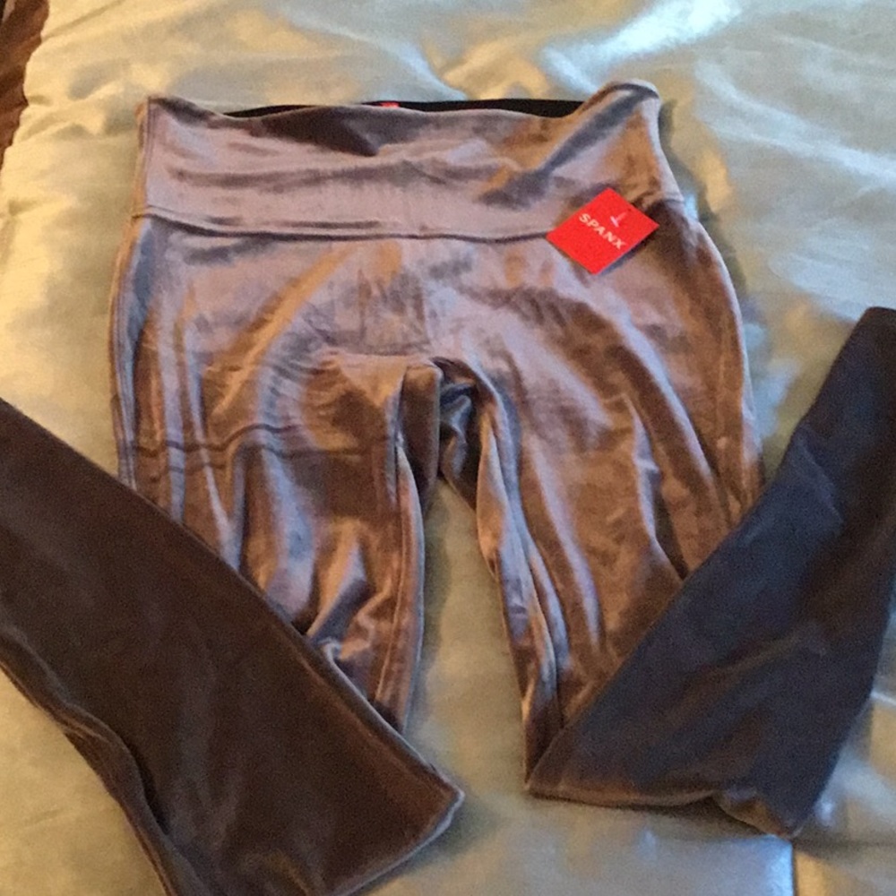 Spanx holiday leggings Large